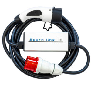 SPARK LINE 16 elektromos autó állítható otthoni töltő – (3x16A) 11kW 10 méter